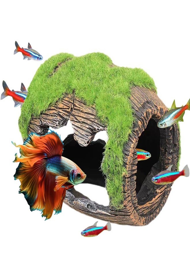 TANOMA Fish Tank Accessories Decorations, Aquarium Hideout Cave for Betta, Fish Tank Ornament 3.5" - Image 1